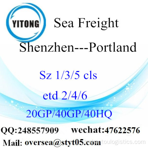 Shenzhen Sea Port Spedizioni di Carichi a Portland